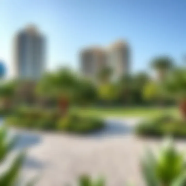 Amenities and Green Spaces of Jumeirah Garden Building 1 Amenities and green spaces surrounding Jumeirah Garden Building 1