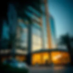 Stunning facade of Jumeirah Garden Building 1 showcasing modern architecture