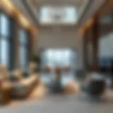 Luxurious interior of Jumeirah Living Residence showcasing modern design