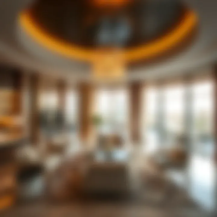 Interior of Lake City Tower highlighting modern amenities