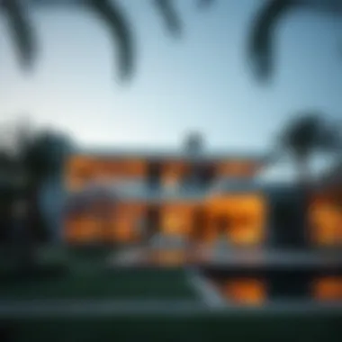 Luxury property showcasing modern architecture
