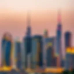Stunning skyline of Dubai showcasing modern architecture