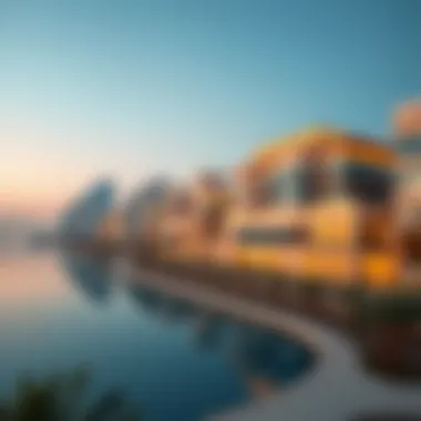 Vibrant skyline of Lulu Al Muteena showcasing modern architecture