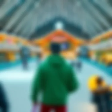 Ski Dubai: A Unique Attraction A glimpse of Ski Dubai within the mall's premises