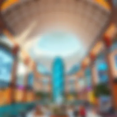 Architectural Marvel of Max Mushrif Mall Stunning architectural view of Max Mushrif Mall