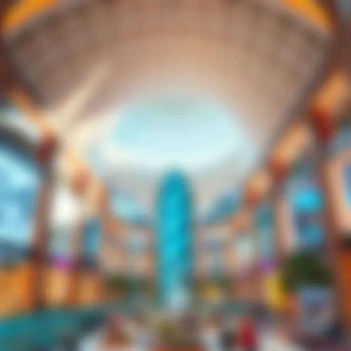 Architectural Marvel of Max Mushrif Mall Stunning architectural view of Max Mushrif Mall