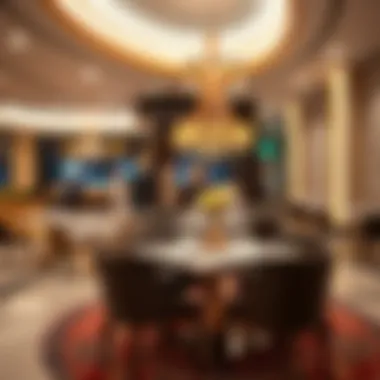 Sophisticated Dining Experience at Max Mushrif Mall Elegant dining area with a modern ambiance