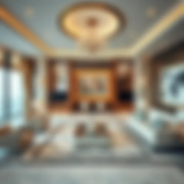 Luxurious interior design of Moosa Tower