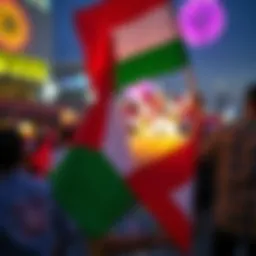 Celebration of National Day in UAE