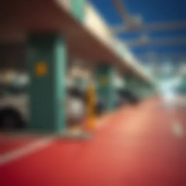 Accessible parking features at DWTC