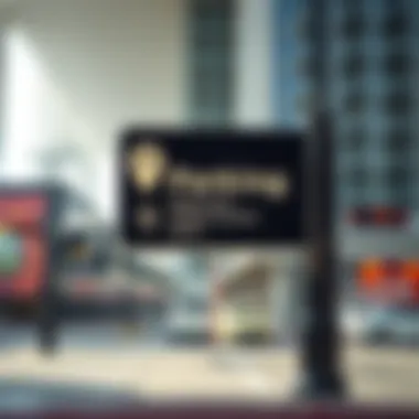 Signage indicating parking options at DWTC