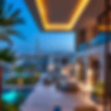 A luxurious property listing in a vibrant neighborhood