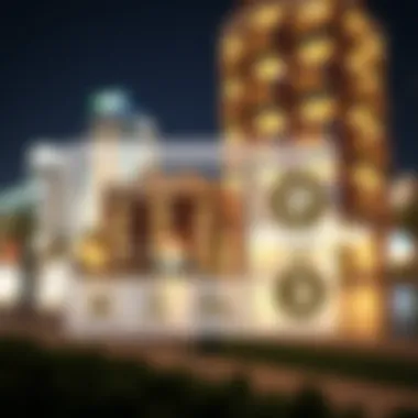 An infographic illustrating the absence of property tax in Dubai