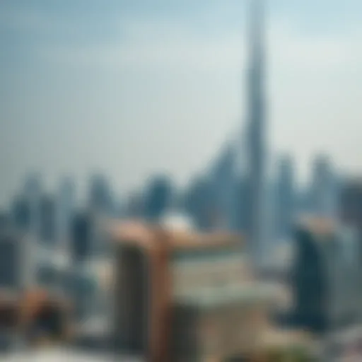 A stunning skyline view of Dubai showcasing modern architecture