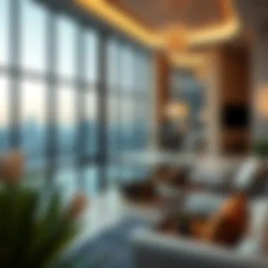 Luxury Living: High-End Residential Properties in Dubai An upscale residential property in Dubai with luxurious design