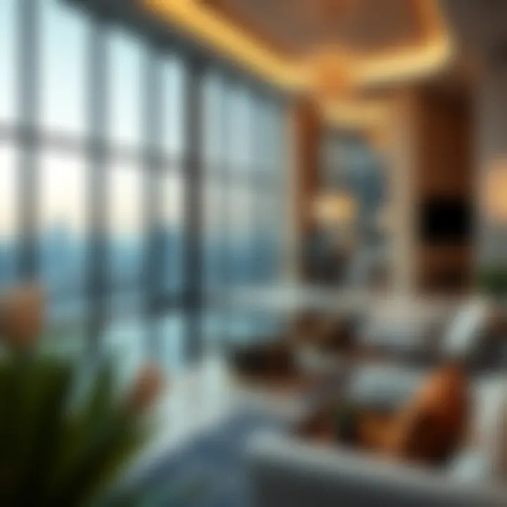 Luxury Living: High-End Residential Properties in Dubai An upscale residential property in Dubai with luxurious design