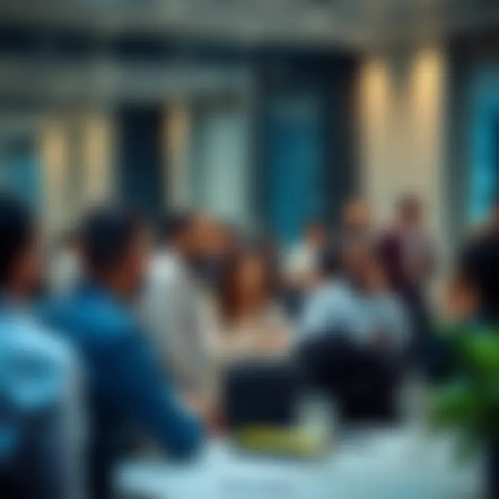 Networking event at a Dubai business centre