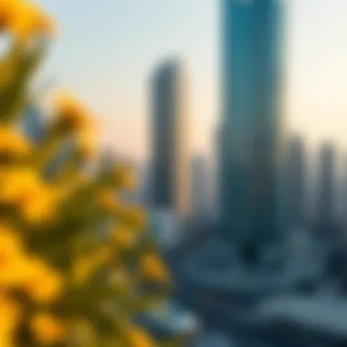 Vibrant Surroundings of Polaris Tower Surrounding developments near Polaris Tower in Business Bay