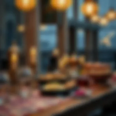 Culturally Rich Iftar Table Traditional Iftar setup