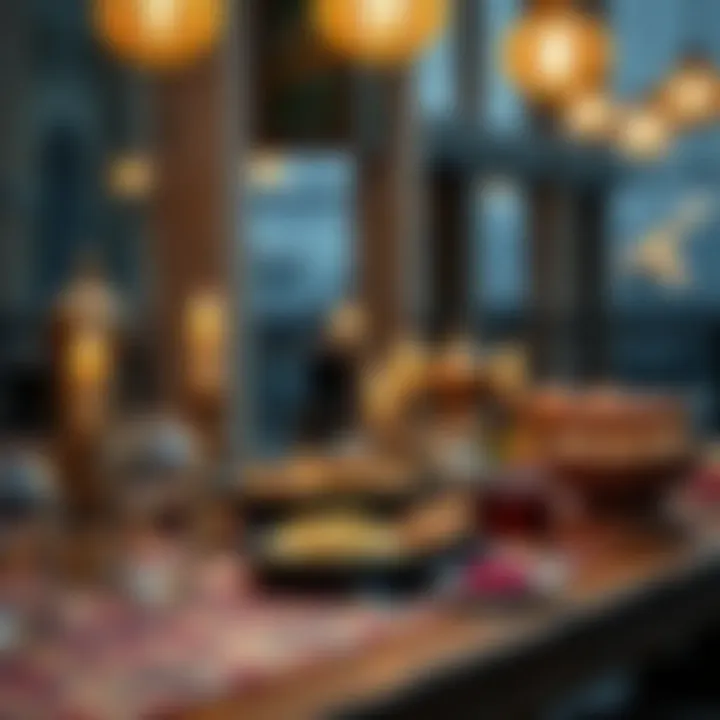 Culturally Rich Iftar Table Traditional Iftar setup