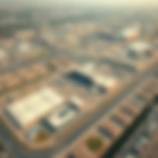 Aerial view of Ras Al Khor Industrial Area showcasing its expansive layout and industrial facilities