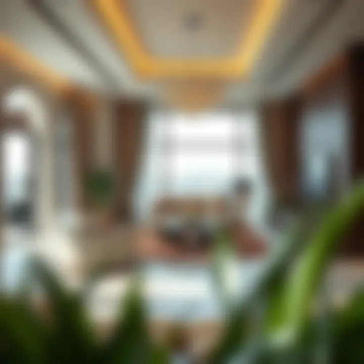 Luxurious interior of Rashidiya Villa highlighting modern design and spacious layout