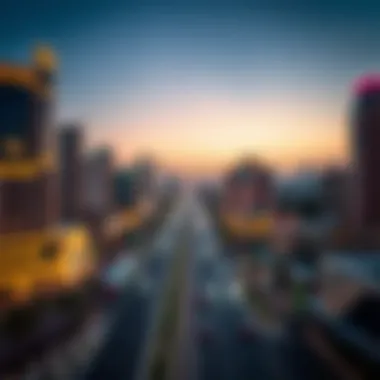 Real Estate Hotspots on Sheikh Zayed Road Map highlighting key real estate hotspots along Sheikh Zayed Road.