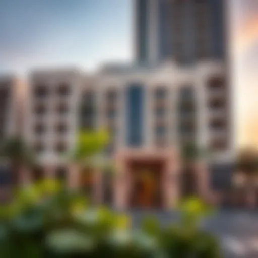 Elegant exterior view of Staybridge Suites
