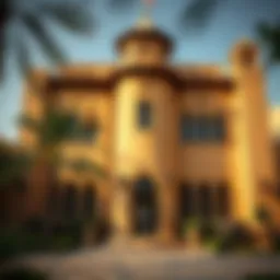 The first building in Dubai showcasing traditional architecture