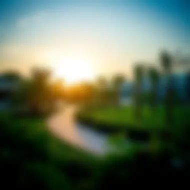 Recreational spaces and parks within The Greens community
