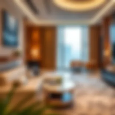 Sophisticated Interiors of Wasl Port Views Building Two Luxurious interior amenities of Wasl Port Views Building Two highlighting elegance and comfort