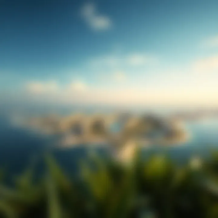Conceptual design rendering of the World Islands project highlighting future developments.
